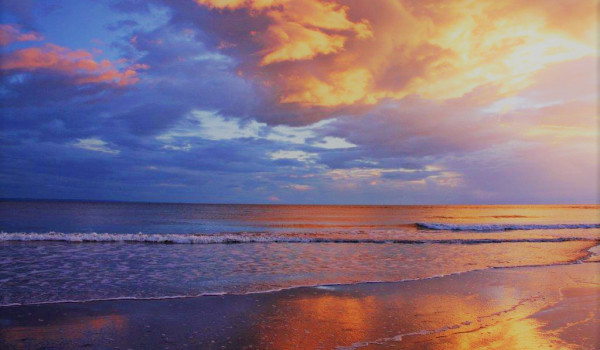 Aberdyfi Beach Sunset