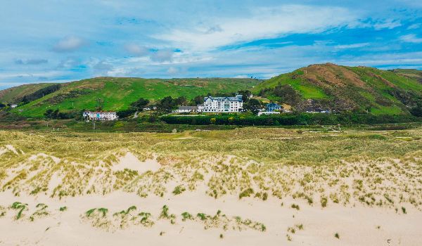 Trefeddian from the beach